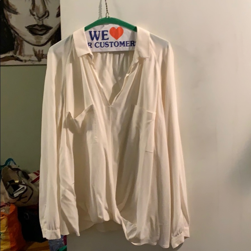 Lafayette 148 wrap top XXL